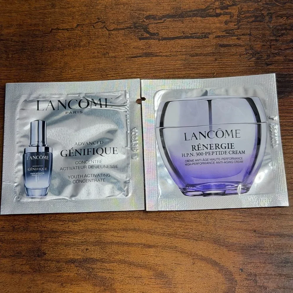 Lancôme Luxury Travel Set 🖤 Cosmetic Bag + Skincare & Lip Samples | NEW